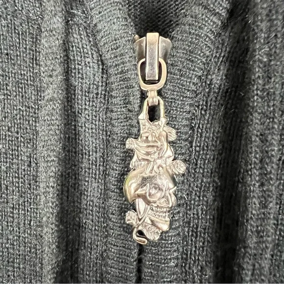 Vintage Y2K RARE Ed Hardy Wool Alpaca Blend Hoodie Large